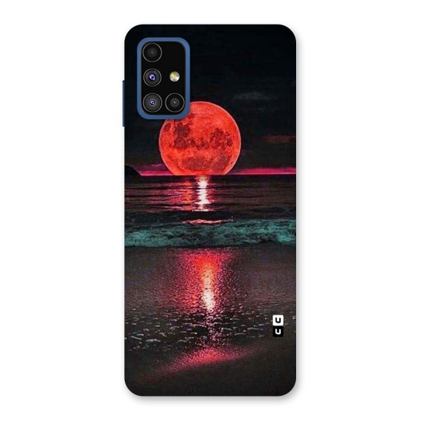 Red Sun Ocean Back Case for Galaxy M51