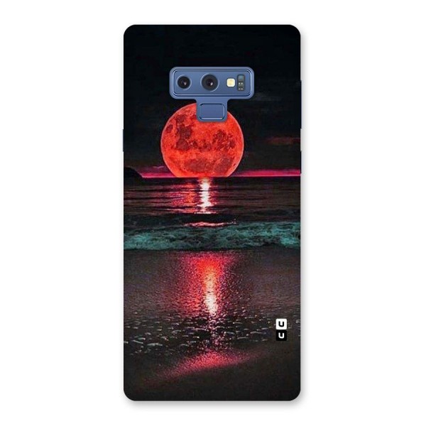 Red Sun Ocean Back Case for Galaxy Note 9