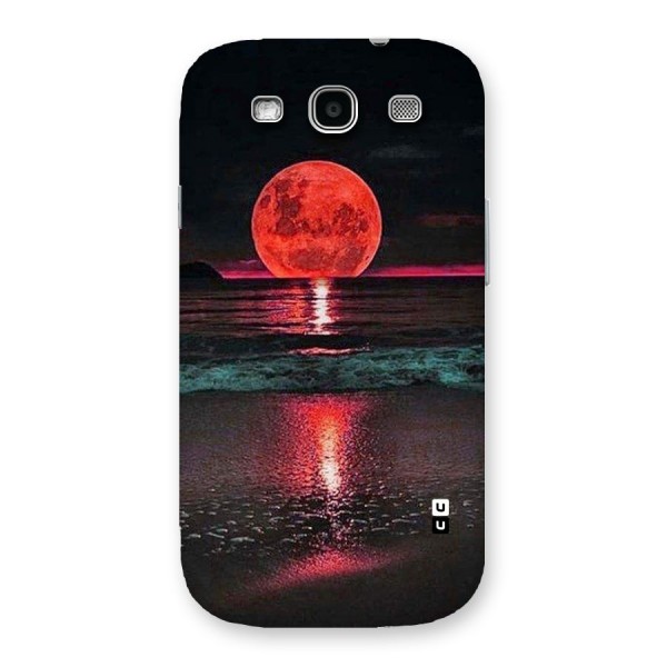 Red Sun Ocean Back Case for Galaxy S3 Neo