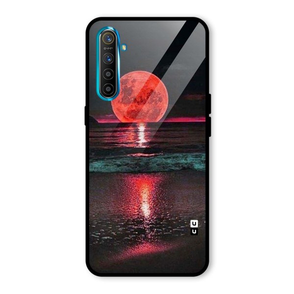 Red Sun Ocean Glass Back Case for Realme XT