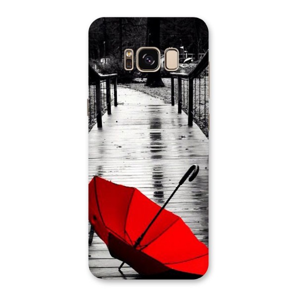 Red Umbrella Back Case for Galaxy S8