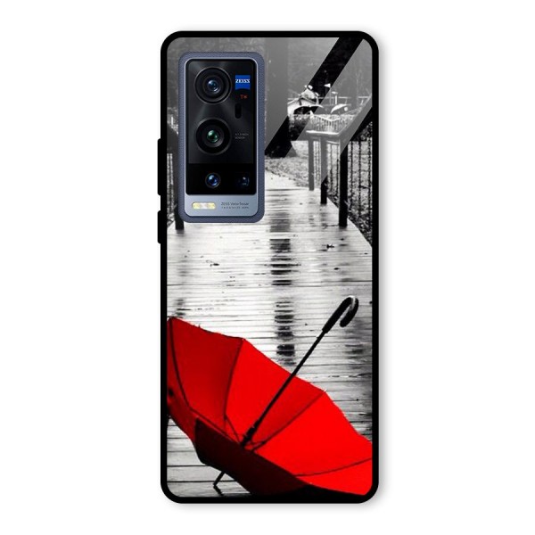 Red Umbrella Glass Back Case for Vivo X60 Pro Plus