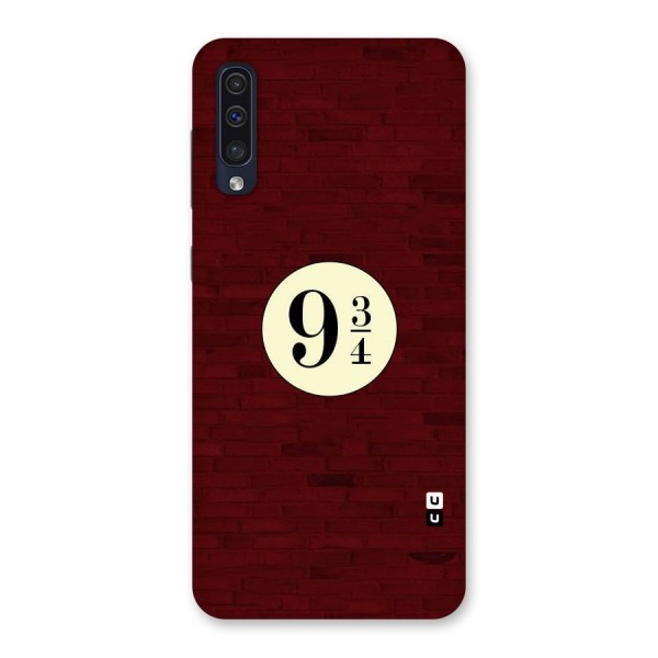 Red Wall Express Back Case for Galaxy A50s