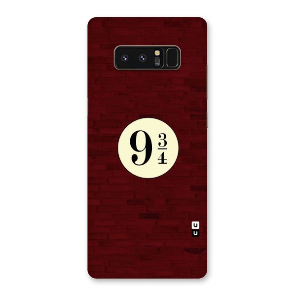 Red Wall Express Back Case for Galaxy Note 8