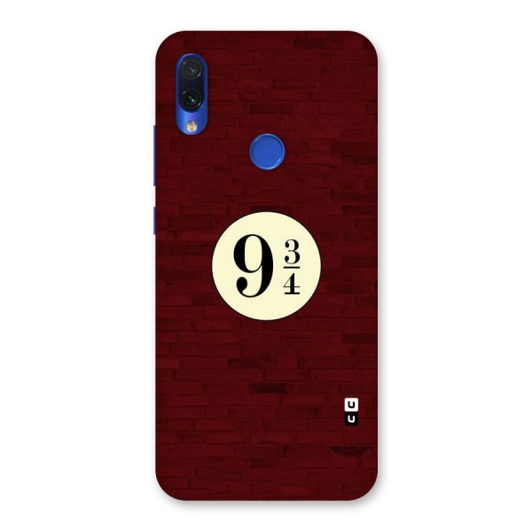 Red Wall Express Back Case for Redmi Note 7