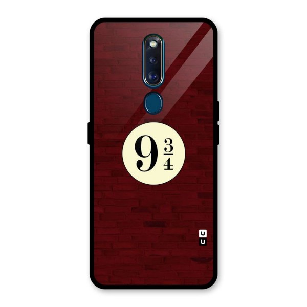 Red Wall Express Glass Back Case for Oppo F11 Pro