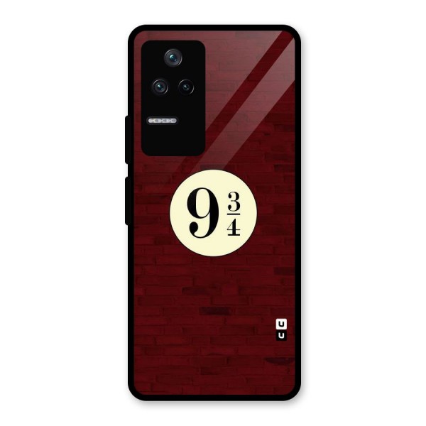 Red Wall Express Glass Back Case for Poco F4 5G