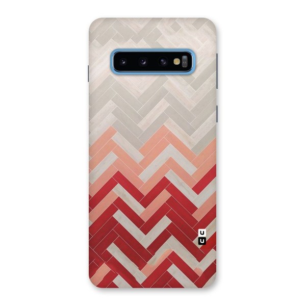 Reds and Greys Back Case for Galaxy S10