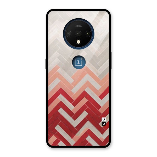 Reds and Greys Glass Back Case for OnePlus 7T