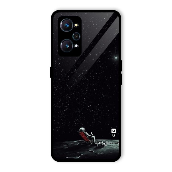 Resting Spaceman Face Glass Back Case for Realme GT 2