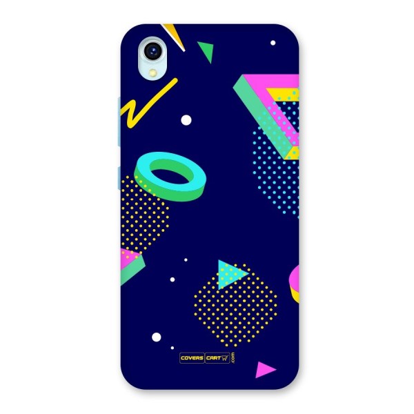 Retro Abstract Back Case for Vivo Y1s