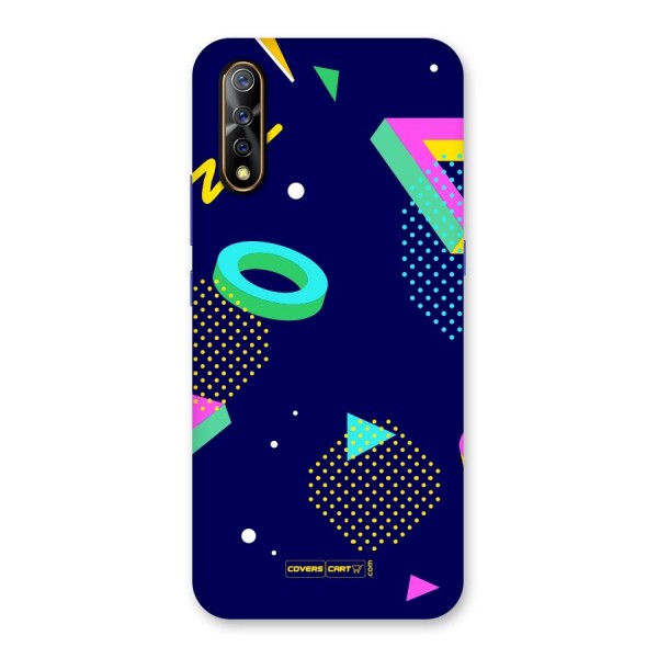 Retro Abstract Back Case for Vivo Z1x