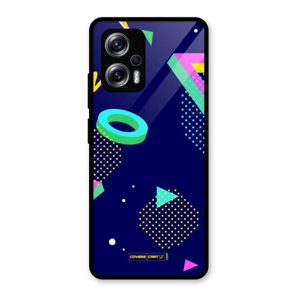 Retro Abstract Glass Back Case for Redmi K50i