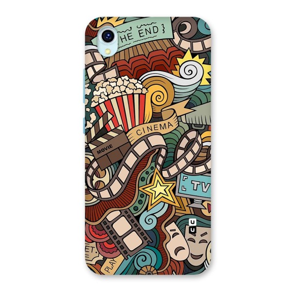 Retro Doodle Art Back Case for Vivo Y1s