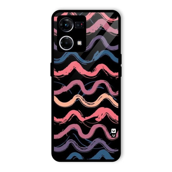 Ribbon Art Glass Back Case for Oppo F21s Pro 4G