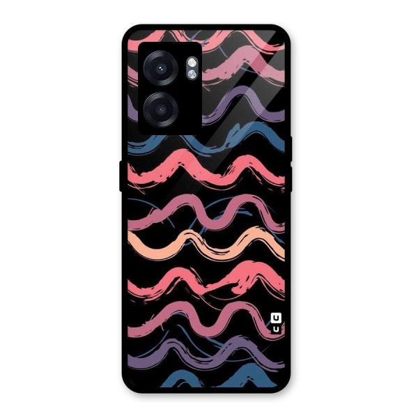 Ribbon Art Glass Back Case for Oppo K10 (5G)