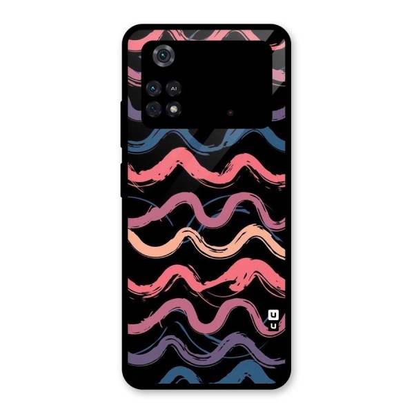 Ribbon Art Glass Back Case for Poco M4 Pro 4G