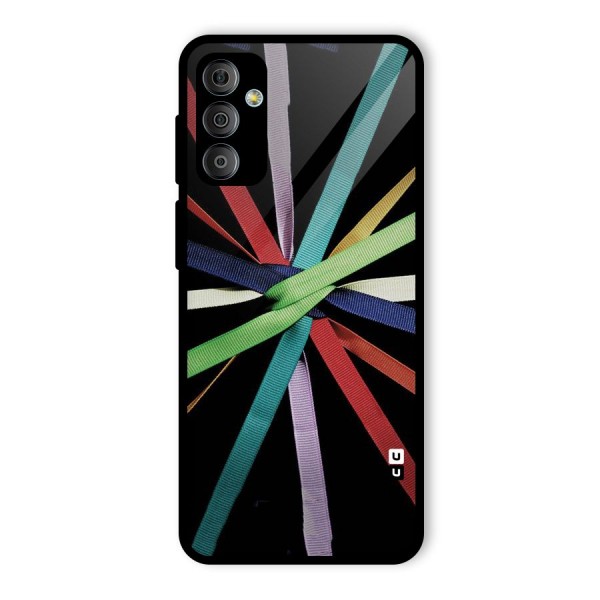 Ribbon Design Glass Back Case for Galaxy F23