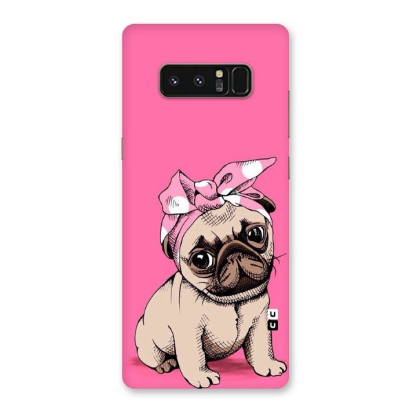 Ribbon Doggo Back Case for Galaxy Note 8