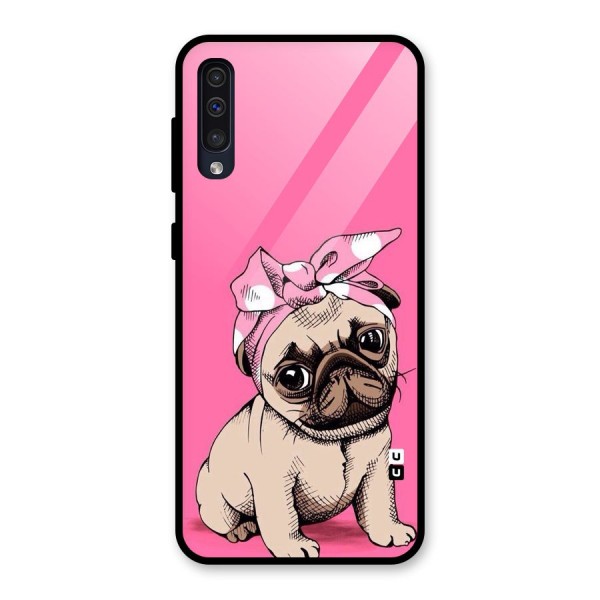 Ribbon Doggo Glass Back Case for Galaxy A50s