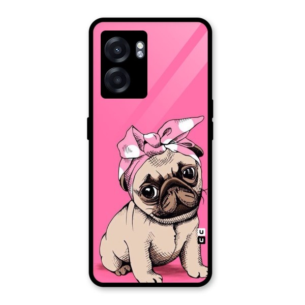 Ribbon Doggo Glass Back Case for Oppo K10 (5G)