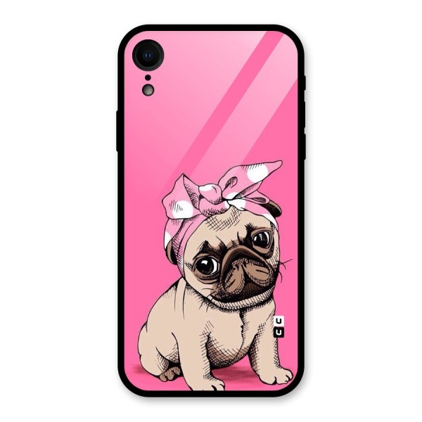 Ribbon Doggo Glass Back Case for XR