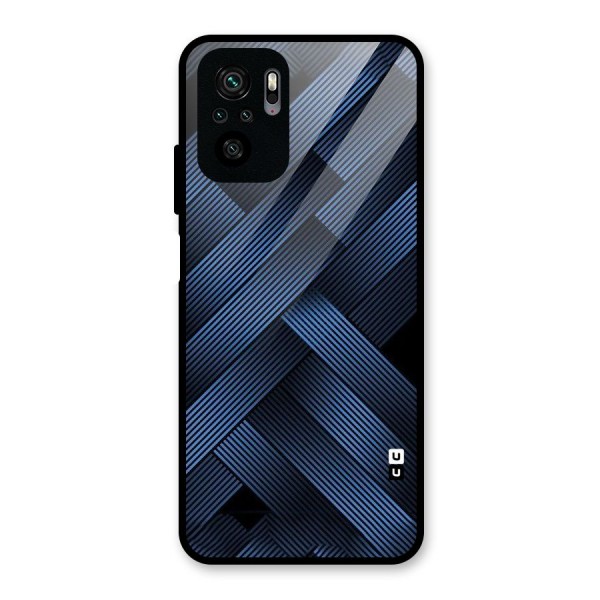 Ribbon Stripes Glass Back Case for Redmi Note 11 SE