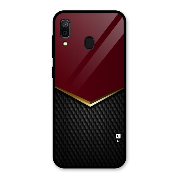 Rich Design Glass Back Case for Galaxy A30