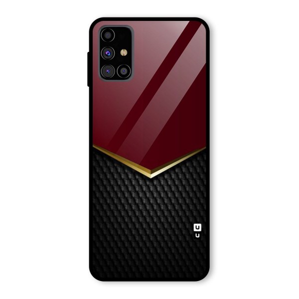 Rich Design Glass Back Case for Galaxy M31s