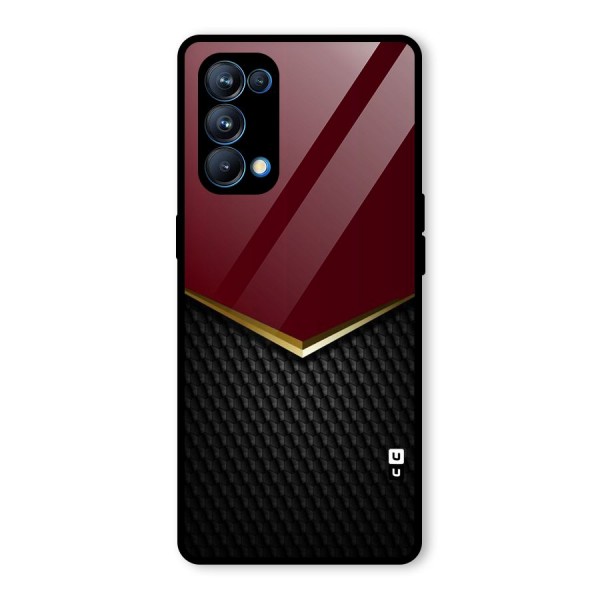 Rich Design Glass Back Case for Oppo Reno5 Pro 5G