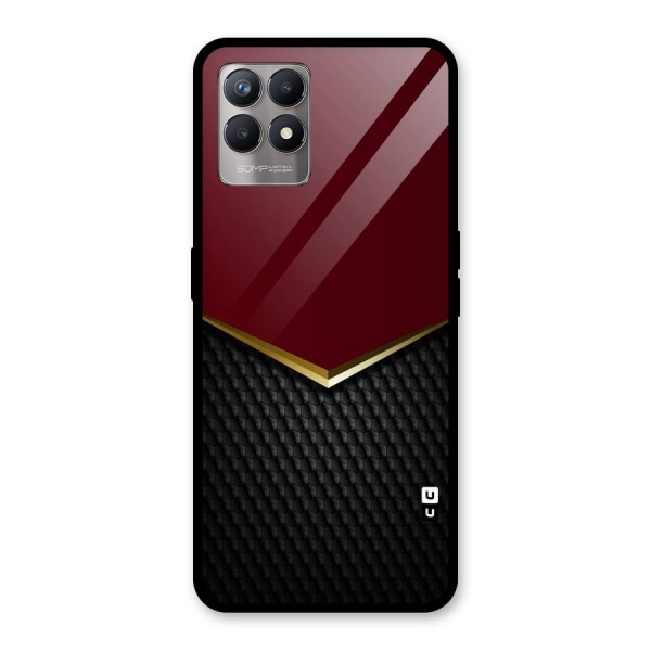 Rich Design Glass Back Case for Realme 8i