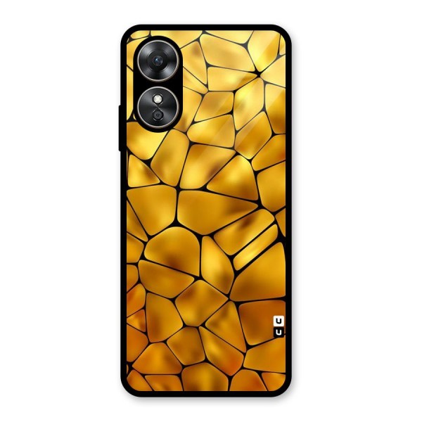 Rich Rocks Glass Back Case for Oppo A17