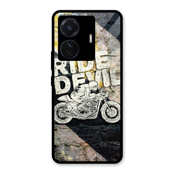 Ride Devil Glass Back Case for Vivo T1 Pro