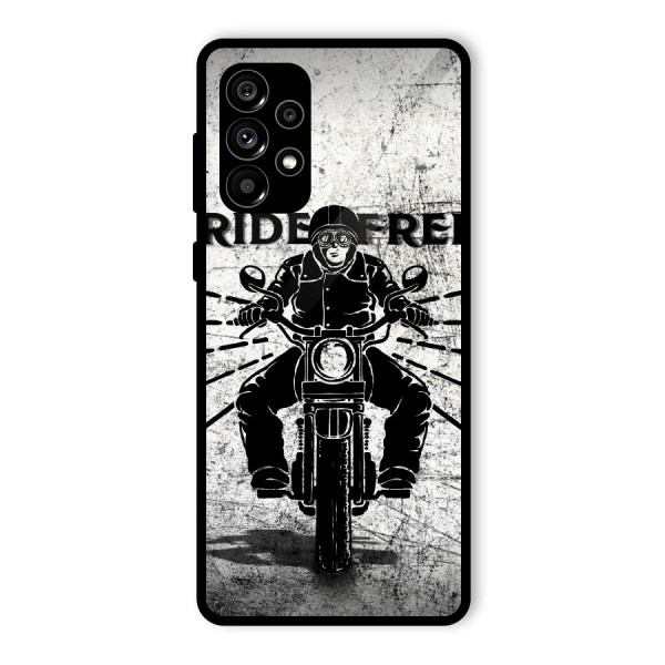 Ride Free Glass Back Case for Galaxy A73 5G