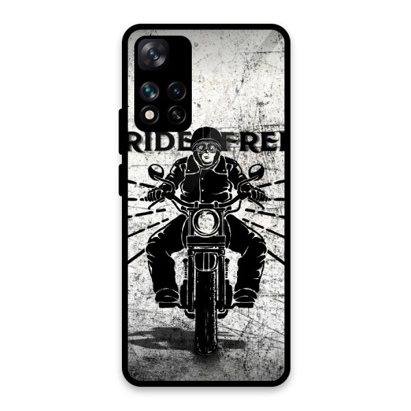 Ride Free Glass Back Case for Xiaomi 11i HyperCharge 5G