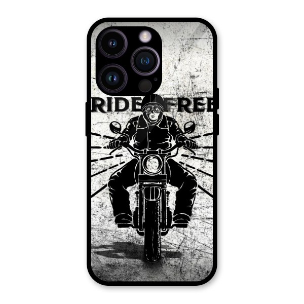 Ride Free Glass Back Case for iPhone 14 Pro