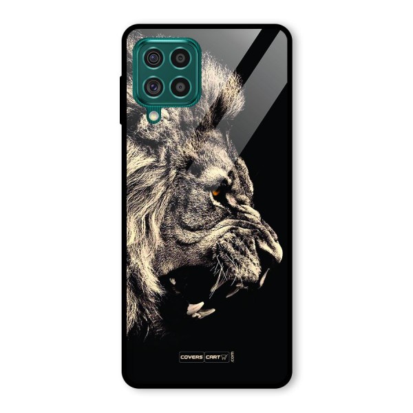 Roaring Lion Glass Back Case for Galaxy F62