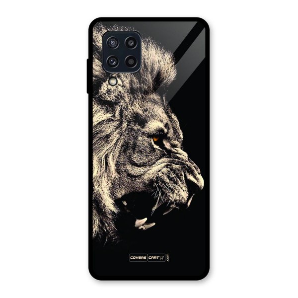 Roaring Lion Glass Back Case for Galaxy M32