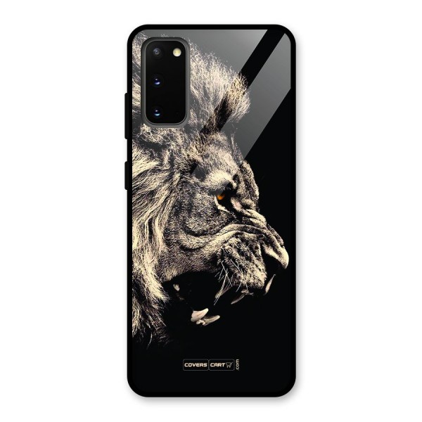 Roaring Lion Glass Back Case for Galaxy S20