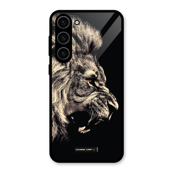 Roaring Lion Glass Back Case for Galaxy S23 Plus