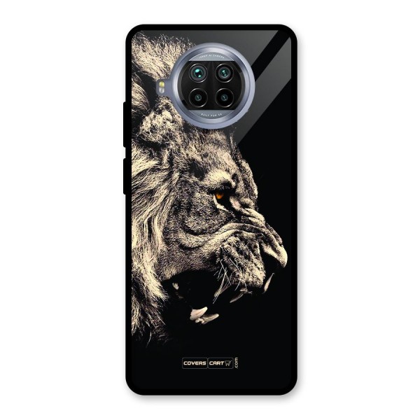 Roaring Lion Glass Back Case for Mi 10i