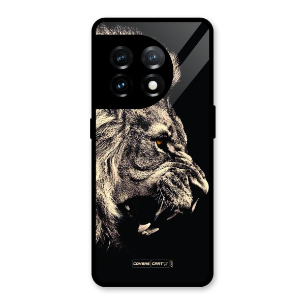 Roaring Lion Glass Back Case for OnePlus 11