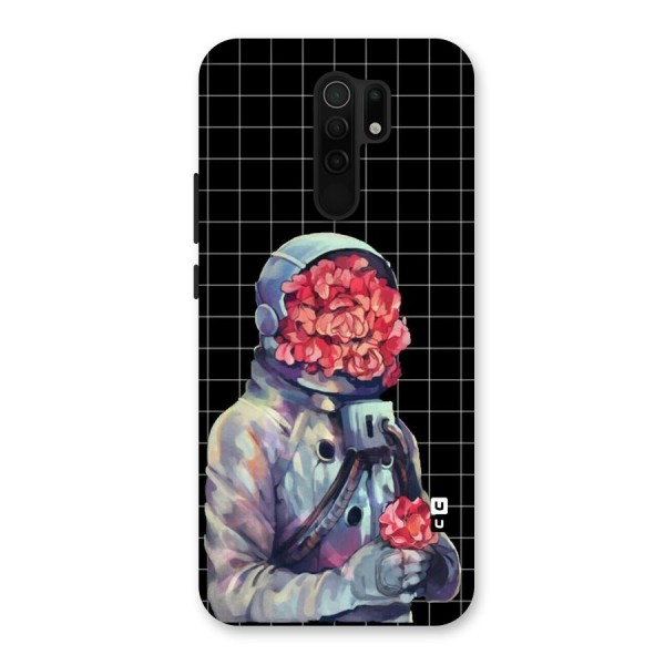 Robot Rose Back Case for Redmi 9 Prime