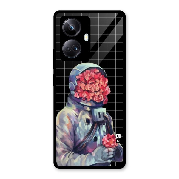 Robot Rose Glass Back Case for Realme 10 Pro Plus