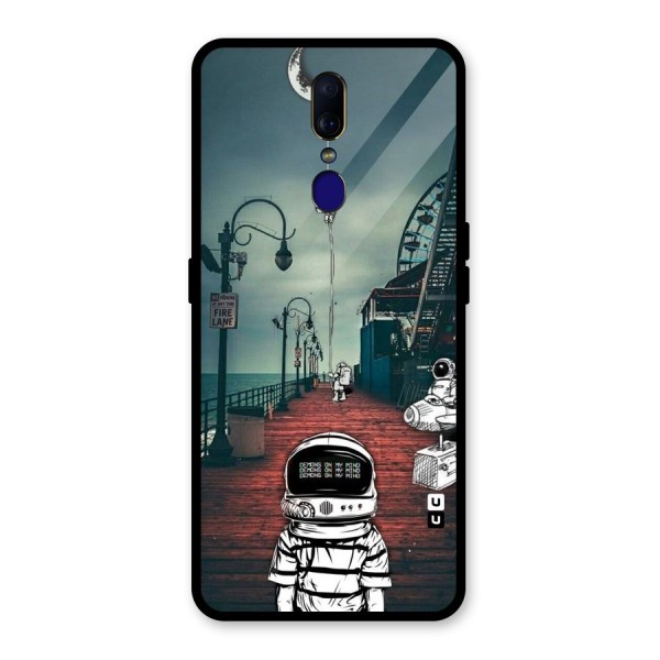 Robotic Design Glass Back Case for Oppo F11