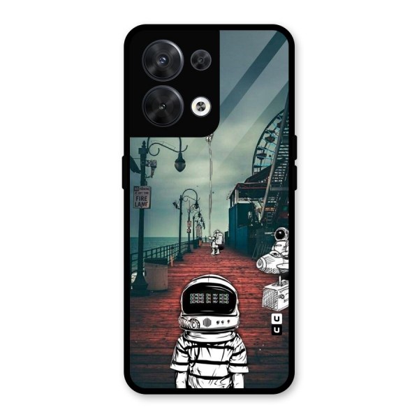 Robotic Design Glass Back Case for Oppo Reno8 5G