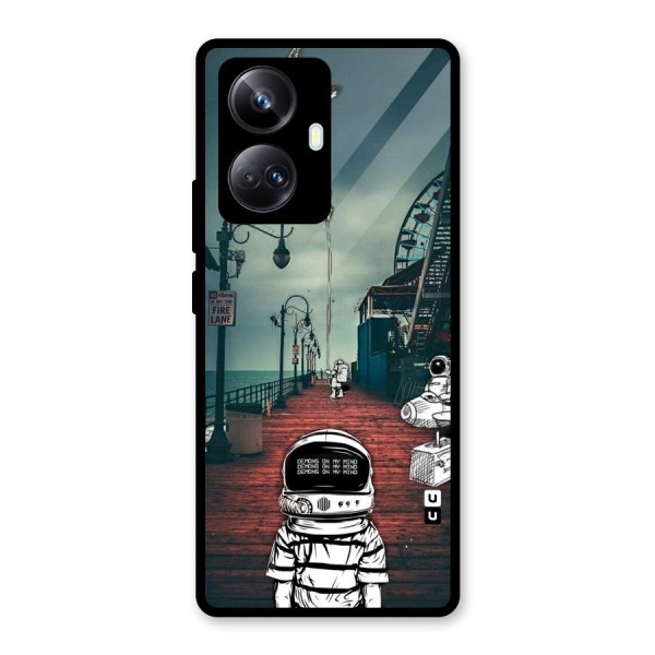 Robotic Design Glass Back Case for Realme 10 Pro Plus