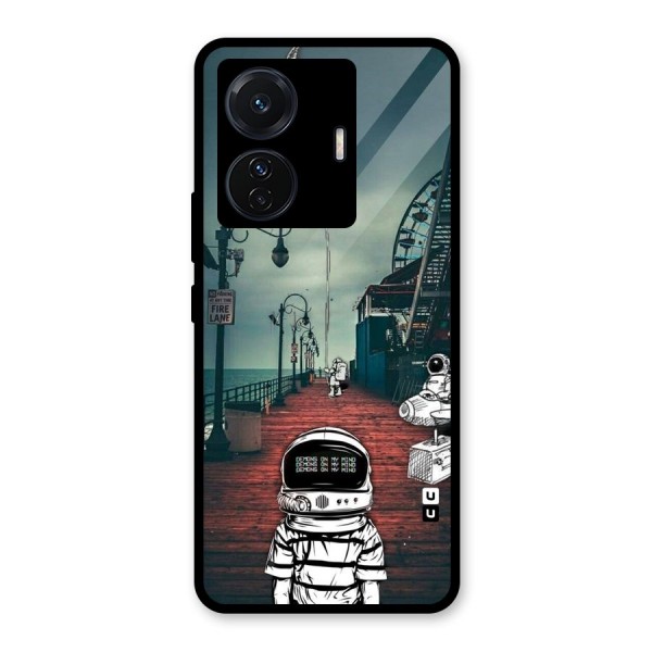 Robotic Design Glass Back Case for Vivo T1 Pro