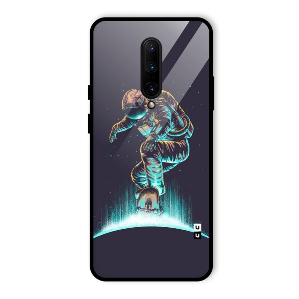 Rolling Spaceman Glass Back Case for OnePlus 7 Pro