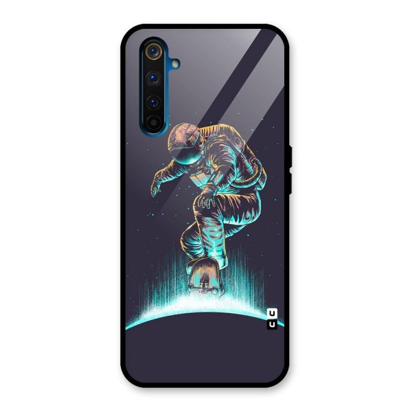 Rolling Spaceman Glass Back Case for Realme 6 Pro